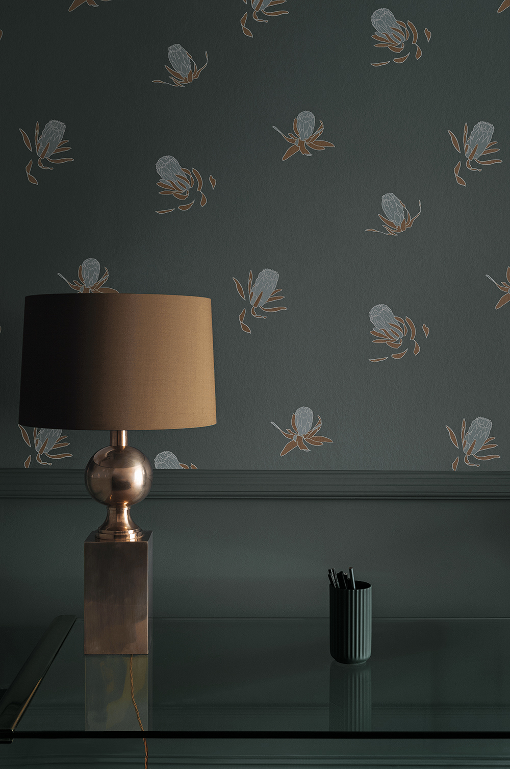 Обои Paint and Paper Library Tresco Buds Rufus 0393BURUFUS фото в интерьере